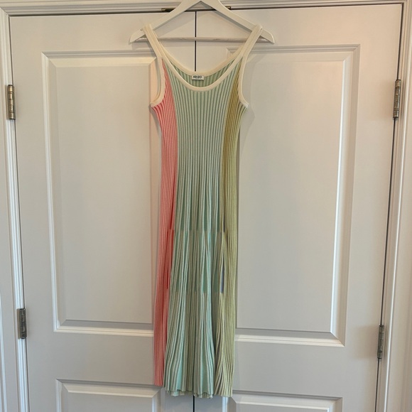 Kenzo Dresses & Skirts - Kenzo Pastel Striped Midi Dress